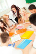 Teacher and College Students