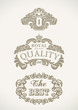 Victorian styled labels