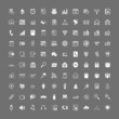 100 universal web icons set