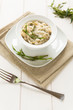 Risotto with hops