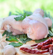 Raw chicken for cooking