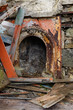 Vintage fireplace surround.
