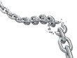Illustration: Breaking chain Breaking chain