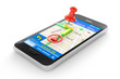 Illustration: Smart phone navigator Smart phone navigator