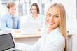 Photo: Business woman at office Business woman at office