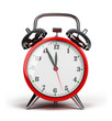 Red alarm clock