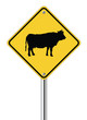 Cow sign