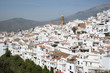 The white town of Competa in the Sierra Almijara  Spain
