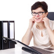 Friendly office woman