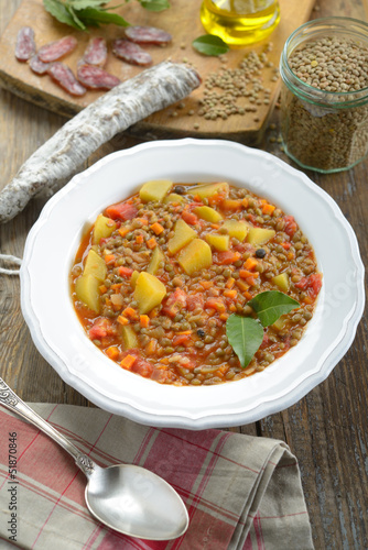 Photo: Lentil soup Lentil soup