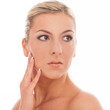Photo: Closeup portrait of woman with day makeup Closeup portrait of woman with day makeup