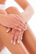 Photo: Beautiful woman legs and hands Beautiful woman legs and hands