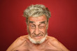 Photo: portrait of an elderly man with a smile portrait of an elderly man with a smile