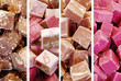 various fudges collage