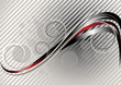 Vektor: Red and silver wavy stripes Red and silver wavy stripes