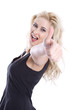 Foto: Young successful woman isolated Young successful woman isolated