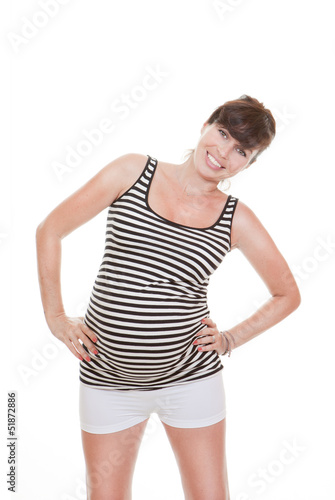 Photo: healthy pregnant woman healthy pregnant woman