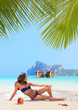 Photo: Asian girl posing at the beach Asian girl posing at the beach