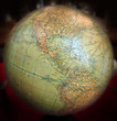 Photo: Old German desktop globe Old German desktop globe