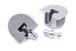 Fasteners for furniture on a white background