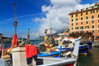 fishing boats in Camogli