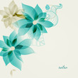 Vector: Retro floral background vector Retro floral background vector
