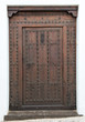 Old studded door