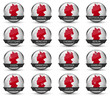 Vektor: Vector Icons *** Städte Deutschland Vector Icons *** Städte Deutschland