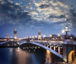 Paris France Pont Aexandre III