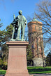 Statue of Auguste Bartholdi (1834-1904) french sculptor in Colma