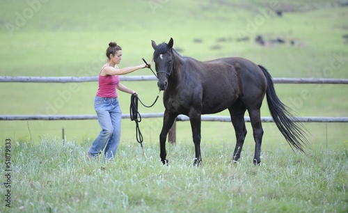 Photo: Natural Horsemanship. movement, Motion. Natural Horsemanship. movement, Motion.