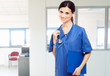 Smiling nurse