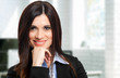 Smiling businesswoman portrait