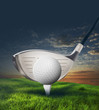 golf ball on tee