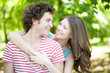 Couple in Love Outdoors
