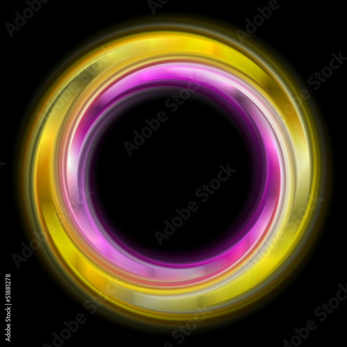 Vector: Colourful elegant abstract rings. Vector logo Colourful elegant abstract rings. Vector logo