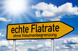 Wegweiser mit echte Flatrate ohne Begrenzung