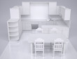 Illustration: White kitchen White kitchen