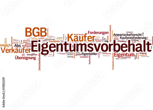 Vector: Eigentumsvorbehalt Eigentumsvorbehalt