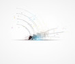 abstract futuristic fade computer technology business background