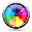 Speedometer Rainbow Colors-Contachilometri quadrante Arcobaleno