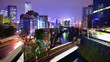 Trains and Traffic at Ochanomizu District of Tokyo, Japan