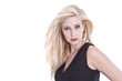 Foto: Beautiful blonde lady isolated Beautiful blonde lady isolated