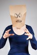angry looking person attacking something