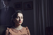 1950s woman portrait