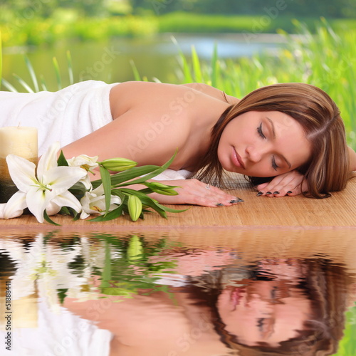 Photo: Spa Woman. Beauty portrait. Spa Woman. Beauty portrait.