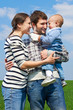 portrait of happy family