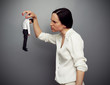 woman considering her subordinate