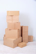 Photo: Different cardboard boxes in room Different cardboard boxes in room