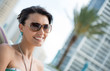 Thoughful woman on holidays